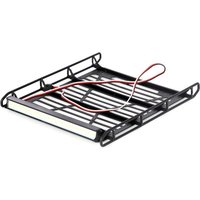 LCX Racing 1/10 RC Luggage Tray Roof Rack 188*172*18mm Upgrades Parts Accessories for Axial SCX10 II III Traxxas TRX4 TRX6