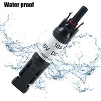 3 Stück 10A 15A 20A 30A Photovoltaik-Diodenstecker Solarpanel-Kabelstecker PV Kompatibel mit MC4 für Solar-PV-Systeme