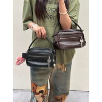 Versatile Large Capacity Pillow Bag Women's Crossbody Camera Bag Fashionable Commuter Bag Multi-Pocket Design Casual Minimali...