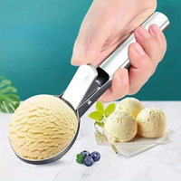 Ice Cream Scoop Large Stainless Steel Multi-purpose Ice Cream Scoop Suitable for Digging Fruit Ice Cream Balls