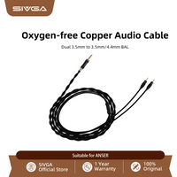 SIVGA Dual 3.5mm Female to 3.5mm/4.4mm Replacement Headphone Audio Cable for ANSER