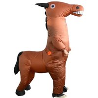 Funny Cartoon Animal Character Cosplay Active Horse Inflatable Costume Halloween Carnival Party Birthday Party Gift Props