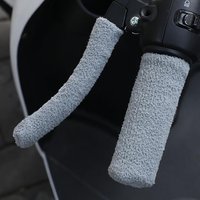 Motorcycle Handle Cover Set - Plush Soft Cold Weather Handlebar & Brake Lever Covers for Adventure, Commuting, Men Women Riders
