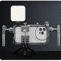 BAFANG Aluminum Alloy SmartPhone Cage Protective Case With Side Handle Filmmaking Videomaker Stabilizer For All Phone Models
