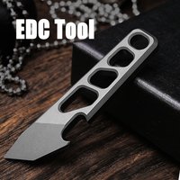 Mini TitaniumEDC Pry Bar Portable Bottle Opener Unboxing Keychain Tool Decoration Outdoor Small Purple Crowbar