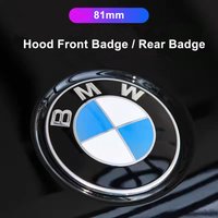 Precise Size 81mm Hood Bonnet Emblem Badge No Drilling Direct Fit Exterior Replacement Accessories Emblems For BMW E36 e85