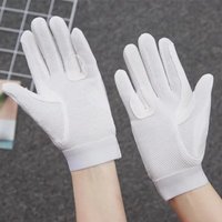Lightweight Breathable Anti-Slip Full Finger Horse Riding Gloves for Men And Women Equestrian Sports Bike Gloves
