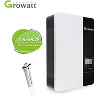 Growatt Spf5000Es 5Kw Off Grid Solar Inverter 48V Lithium Battery Support Parallel Up To 30Kw Output