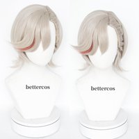 Lyney Cosplay Wig Impact Fontaine Wig Anime Heat Resistant Synthetic Wigs