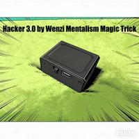 Hacker 3.0 by Wenzi Mentalism Magic Trick High-Tech WiFi Phone Prediction Effect Interactive Stage Close Up Magic Props