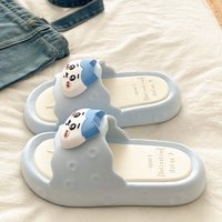 NEW Hachiware Chiikawa Cartoon slippers Thick soft bottom cute detachable eva diy Girl's Home slippers casual comfortable kawaii