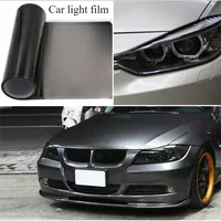Car Light Film Car Headlight Fog Light Taillight Tint Vinyl Film Sticker Self-Adhesive Motorcycle Vinyl Wrap Car Decoration