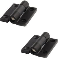 2PCS Pre-Drilled Adjustable Torque Hinge with Silent Damping and Full-Range Stop Positioning for Home Projects