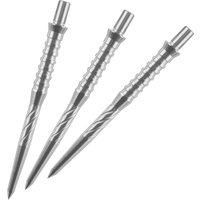 CyeeLife 26/30/34mm Replacement Dart stainless Steel Grooved Points,Steel Tips ilver and Black
