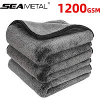 SEAMETAL Car Wash Towel 1200GSM Microfiber High Water Absorption Cleaning Towels Thickened Soft Car Washing Drying Cloth