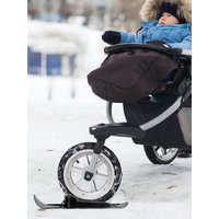 AliExpress NONE Balance Cycling Snow Ski Set Portable Safe Fun Attachment Winter Cycling Sled Kit for Snowfields Resorts Skateboard Sports