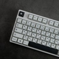 129 Keys Minimalist White Japanese PBT keycaps For Mechanical keyboard Cherry profile keycap Simple Custom keycap Anne Pro GK61