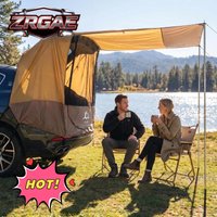 Universal SUV Car Tail Tent Rear Awning Trunk Canopy Waterproof Portable Camping Sun Shelter Outdoor Travel Beach Shade