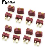 20pcs Anti-skidding Deans Plug T Female / Male Plug Connector for RC Lipo Battery ESC Rc Helicopter (10pair)