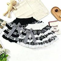 Elegant Harajuku Princess Skirt Women Vintage Lace Lolita High Waist Cake Mini Skirt Vacation Casual
