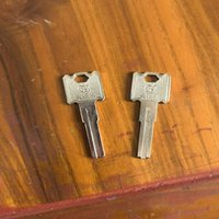 2PC Apple Key Embryo Double-sided Blade Vertical Machine Milling Groove Key Embryo for Precision Machining