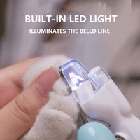 Professional LED Pet Nail Clippers Pet Paw Grooming Scissors for Dogs Cats Small Animals Safe Nail Trimmer Pet Care Supply