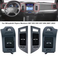 Sortie d'air interne pour Mitsubishi Pajero Montero V87 V93 V95 V97 V98 2007 – 2022, panneau de tableau de bord, climatiseur A/C