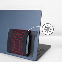 Adhesive Stretchable Lycra Mouse Pouch - Digital Hard Drive Organizer & Laptop Sleeve - Perfect Christmas Gift for Daily Office