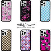Wildflower Punk Girl No. 8 Ball Cases for iPhone 16Pro 12 13 14 15 16 Pro Max Plus 17 Pro Max Berry World cloth wf Phone Cover