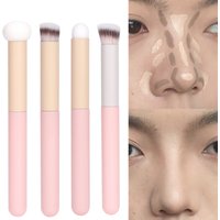 Sponge Concealer Makeup Brushes Lipstick Lip Brush Soft Makeup Powder Puff Wet Dry Use Face Contouring Blending Makeup Brushes