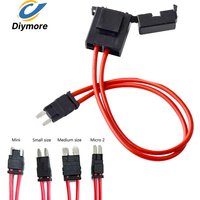 Car Fuse Holder Connector Mini ATM 32V 25Amp Tap and Test Automotive Circuits for Hard To Reach Fusebox Panels