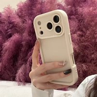 Soft TPU Shockproof Matte Silicone Phone Case For iPhone 17 Air 16 15 Plus 14 13 12 11 Pro Max Thicken Camera Protection Cover