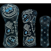 Fat Cat and Mage Golf Club #1 #3 #5 Wood Headcovers Driver Fairway Woods Cover Embroidery PU Leather High quality