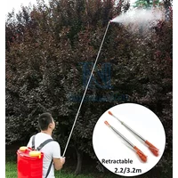 Stainless Steel 2.2/3.2m Garden Irrigation Tree Spraying Rod Pesticide Spray Sprayer Watering Can Accessories