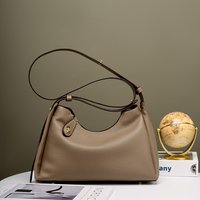 Genuine Leather Women Shoulder Bags Luxury Designer Versatile Women's Bag Fashionable Cowhide Handbag Female Crossbody Bag
