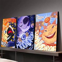Sundrop And Moondrop Fnaf Poster Gallery Prints Self Adhesive Home Decor Decoration Wall Decals Living Room Sticker S