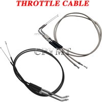 Motorcycle Lengthened Throttle Cable fit For Harley Sportster XL 1200 XL883 2002-2014 Dyna Road King Electra Glide