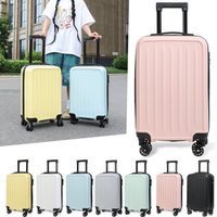 Lightweight PP Material Luggage Bag with Aluminum Alloy Rod Large Capacity Travel Suitcase Durable All-Match Fashion Trend