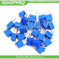 10PCS/LOT 3266W adjustable precision potentiometer 1K 2K 5K 10K 20K 50K 100K 200K 500K 103 1M 3266