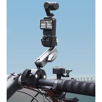 AliExpress Flymile Motorcycle Bicycle Holder for DJI Action 5 Pro/Osmo 360/ Insta360 X5/X4/GoPro Handlebar Mount 360° Rotation Anti-shake