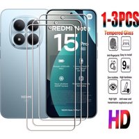 1-3PCS 9H Tempered Glass For Xiaomi Redmi Note 15 Pro 5G ON RedmiNote15Pro Note15Pro 6.83" Screen Protection Cover Film
