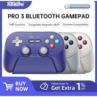 8BitDo Pro 3 Bluetooth Bezprzewodowy Kontroler Gier z Joystickami TMR do NS Nintendo Switch 2, PC Windows, ANDROID, iOS