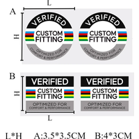 AliExpress NONE 2PCS VERIFIED Bicycle Frame Stickers Waterproof MTB Bike Handlebars Fork Top Tube UCI Vinyl Decals Decoratio Cycling Accessories