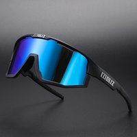 B BLIZ Fusion Polarisierte Fahrradbrille 3er-Pack – UV-Schutz-Fahrradbrille für Männer/Frauen mit austauschbaren Gläsern