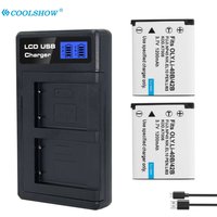 EN-EL10 / NP-45 / Li 40B / Li 42B / EN EL10 Battery 1200mah for Olympus Nikon Fujifilm Kodak Pentax Camera Batteries Charger