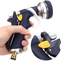 Zinc Alloy 8 Function Garden Water Sprayers For Watering Lawn Spray Water Nozzle Car Washing Cleaning Sprinkle Tools Water Gun