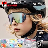 AliExpress flying waves Professional Outdoor Sports Glasses Children's Sunglasses Boys Girls 3-12 Youth Kids Cycling Baseball Sunglasses Bike Eyewear