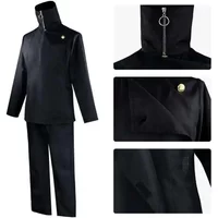 New Anime School Top Kaisen Tatoo Pants Jujutsu Uniform Party Costume Inumaki Halloween Toge Wig Cosplay