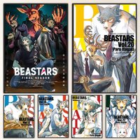 Anime Beastars Poster HD art waterproof sticky wall home decoration aesthetic