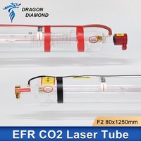EFR F2 80W CO2 Laser Tube Diameter 80mm Laser Lamp Length 1250mm Laser Tube Suitable For Laser Engraving And Cutting Machine